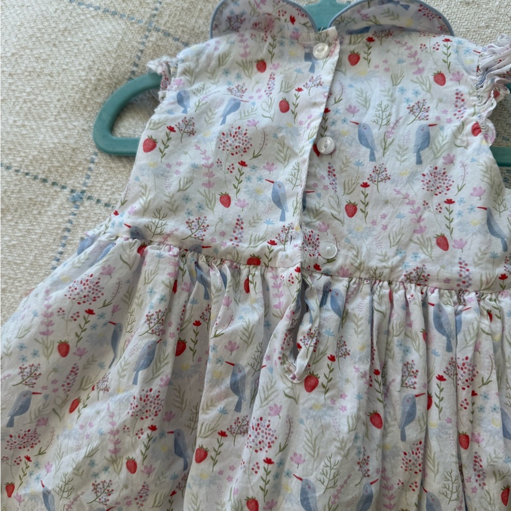 Anavini Birds of Paradise Smocked dress - Picture 5 of 5